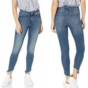 WILLIAM RAST | Sculpted High Rise Angled Raw Hem Denim Juniors Jeans Sz. 27